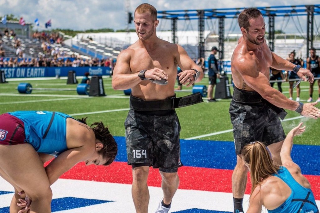 Team CrossFit Mayhem sit atop the leader board. Photos: Twitter/@CrossFitGames