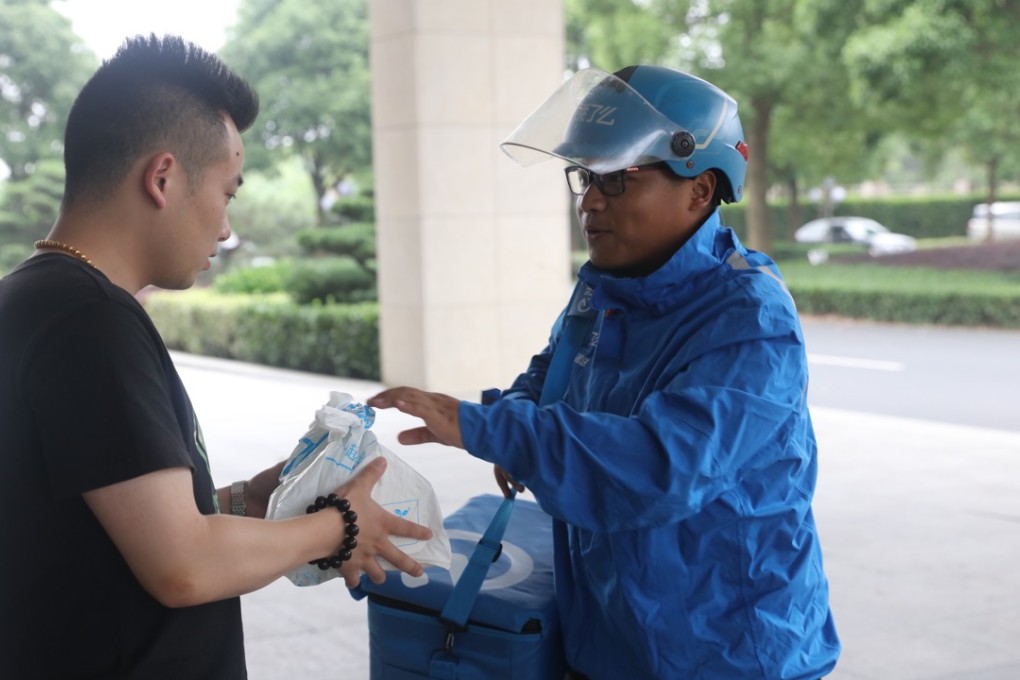 Ele.me, one of China’s leading online food delivery platforms, received the green light to operate in the country's first takeaway drone routes earlier this year. Photo: Handout