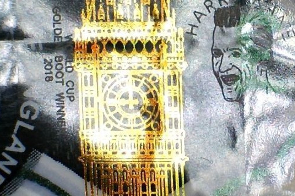 An image of one of the rare Harry Kane-engraved five pound notes. Photo: Twitter