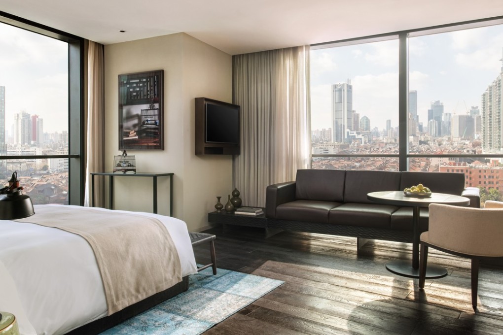 A room at The Middle House in Shanghai, a new hotel that has already become a home for the city’s hip and happening.