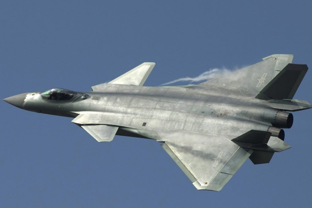 China's J-20 stealth fighter in action at an air show in Guangdong province in 2016. Photo: EPA-EFE