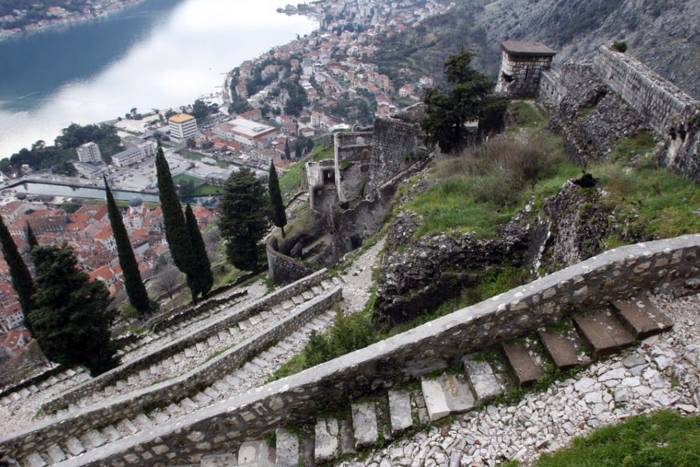 The old town of Kotor, in Montenegro, is spread out below the city’s fortress. Pictures: Alamy