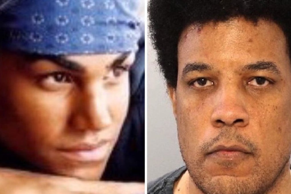 David Milliner (right), pictured in a police mugshot, allegedly posed online as His Royal Highness Daniel David DeRothschild, using a photo of Michael Jackson’s nephew, singer T.J. Jackson (left), as his profile photo on social media accounts. Photo: Facebook / Philadelphia Police Department