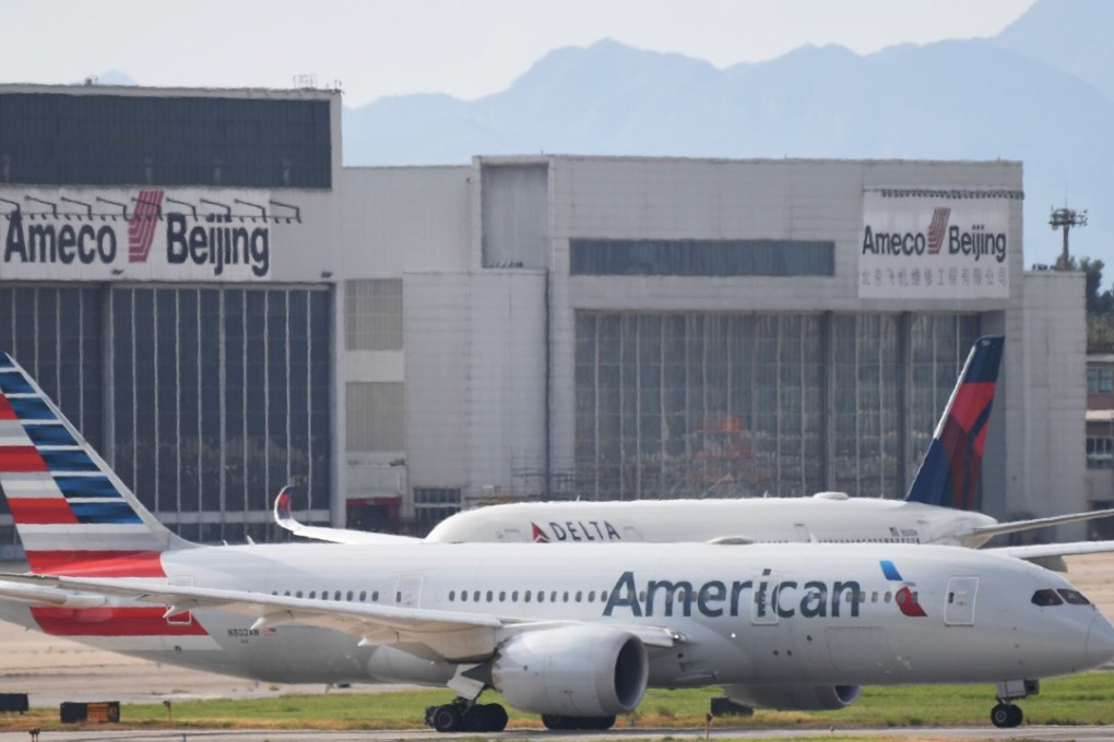 American joined two other major US airlines last month in acquiescing to Beijing’s demands to refer to Taiwan as a Chinese province. Picture: AFP