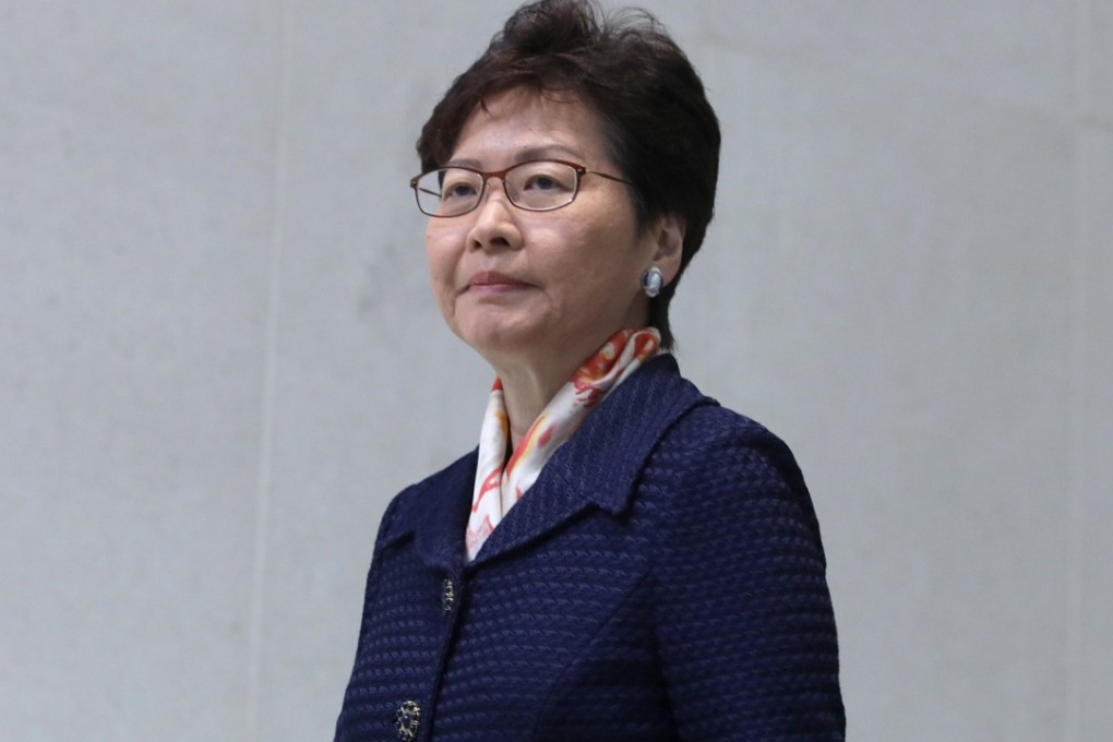 Chief Executive Carrie Lam has weighed in on the row over an FCC talk. Photo: Sam Tsang