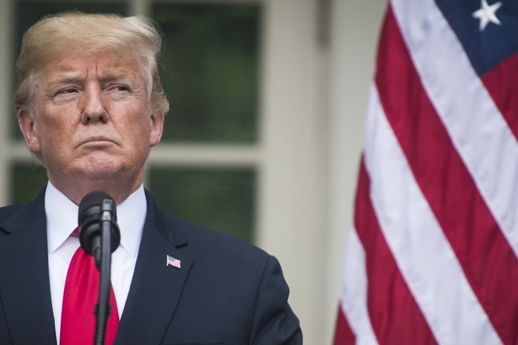 US President Trump tweeted on Saturday that tariffs have had a “tremendous positive impact” on the US steel industry. Photo: Washington Post