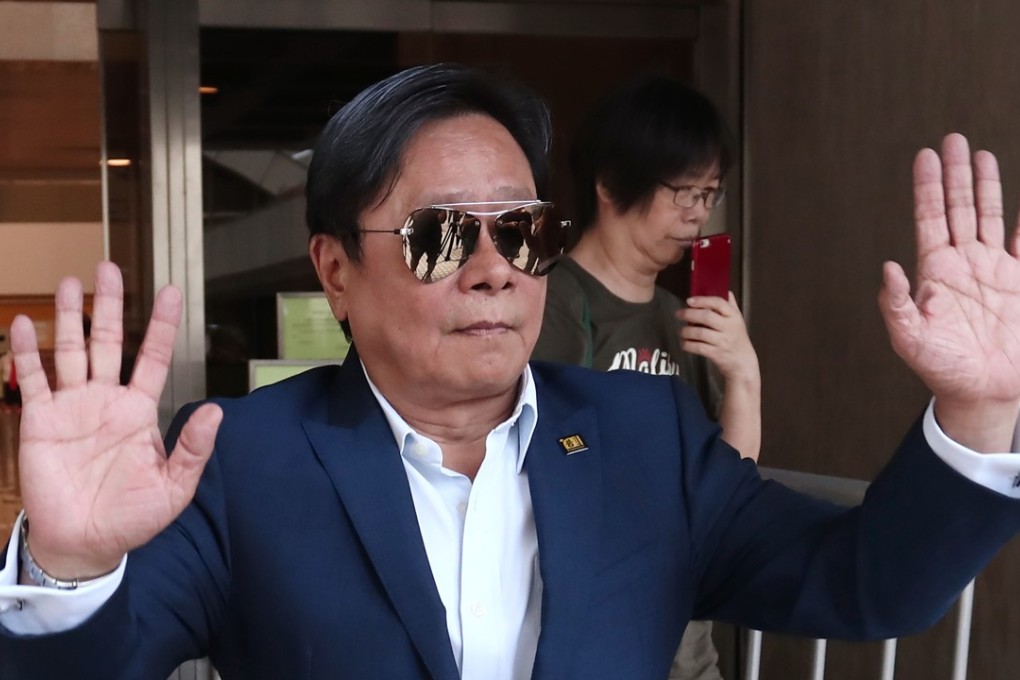 Wong Yuk-man appears at the High Court in Admiralty for his appeal against his conviction for throwing glass at Leung Chun-ying. Photo: Jonathan Wong