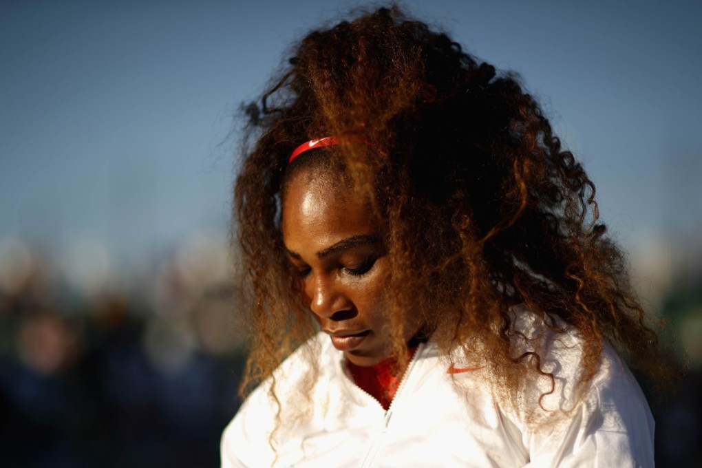Former world number one Serena Williams has revealed she is suffering with emotional issues following the birth of her daughter. Photo: AFP