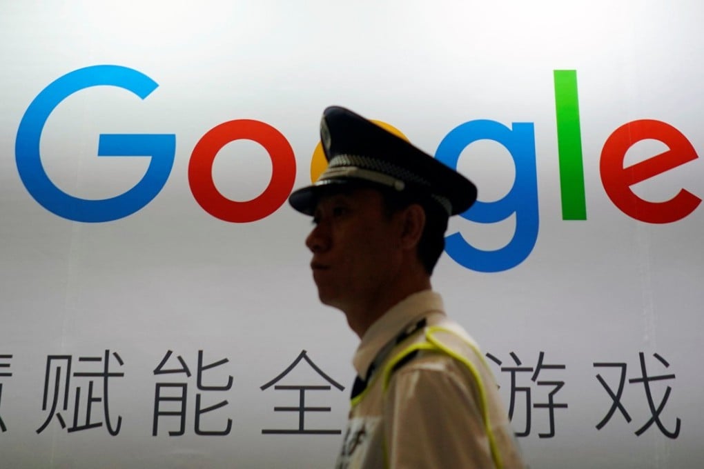 A Google sign is seen during the China Digital Entertainment Expo and Conference (ChinaJoy) in Shanghai, China, August 3, 2018. Photo: Reuters