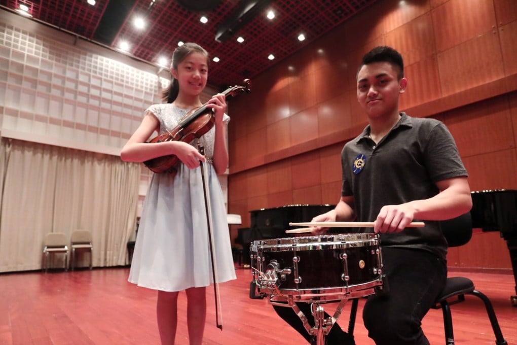 Hannah Tam and James Koo are among this year’s awardees of the Jockey Club's Music and Dance Fund. Photo: Jonathan Wong