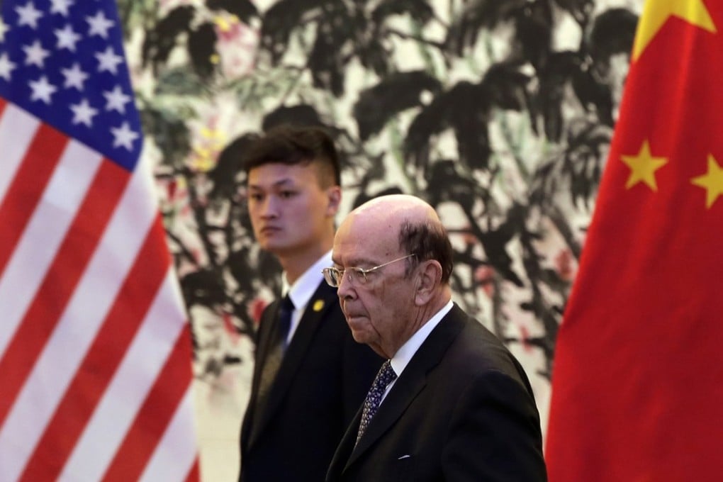 US Commerce Secretary Wilbur Ross arrives to attend a meeting with Chinese Vice-Premier Liu He in Beijing on June 3. Photo: EPA-EFE