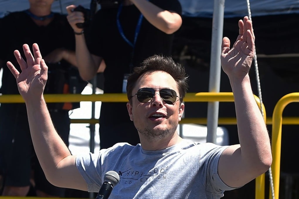 Tesla CEO Elon Musk last month. Trading in the company's shares was suspended mid-afternoon following Musk's suggestion that it could go private. Photo: AFP