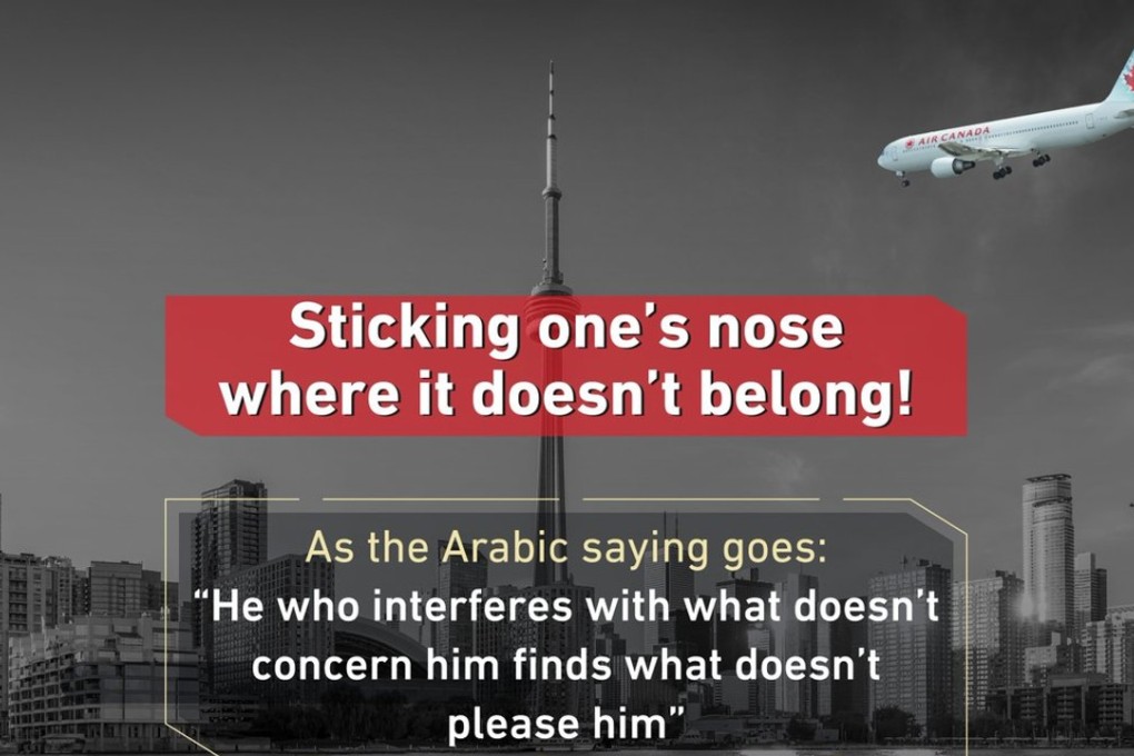 Screen grab of a tweet posted by the account @Infographic_KSA, which has since been deleted. Photo: @Infographic_KSA/Twitter.