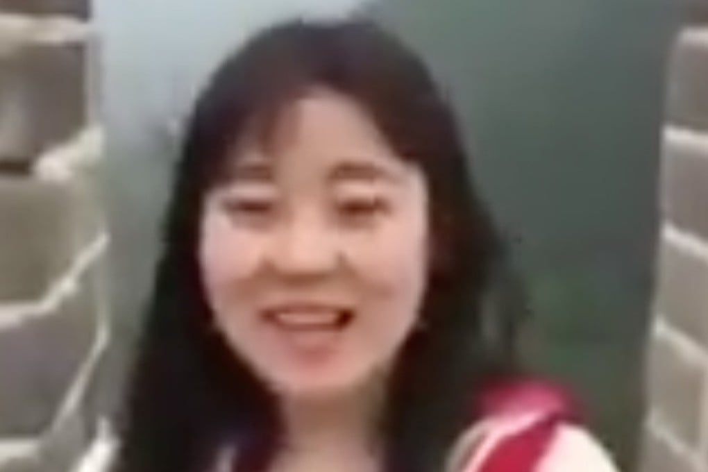 The broadcasters shot the footage on the Great Wall. Photo: Twitter