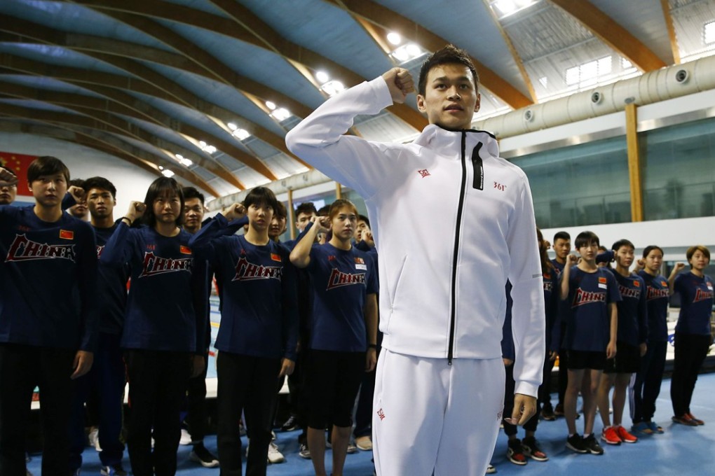 Sun Yang is captain of China’s swimming team. Photo: Xinhua