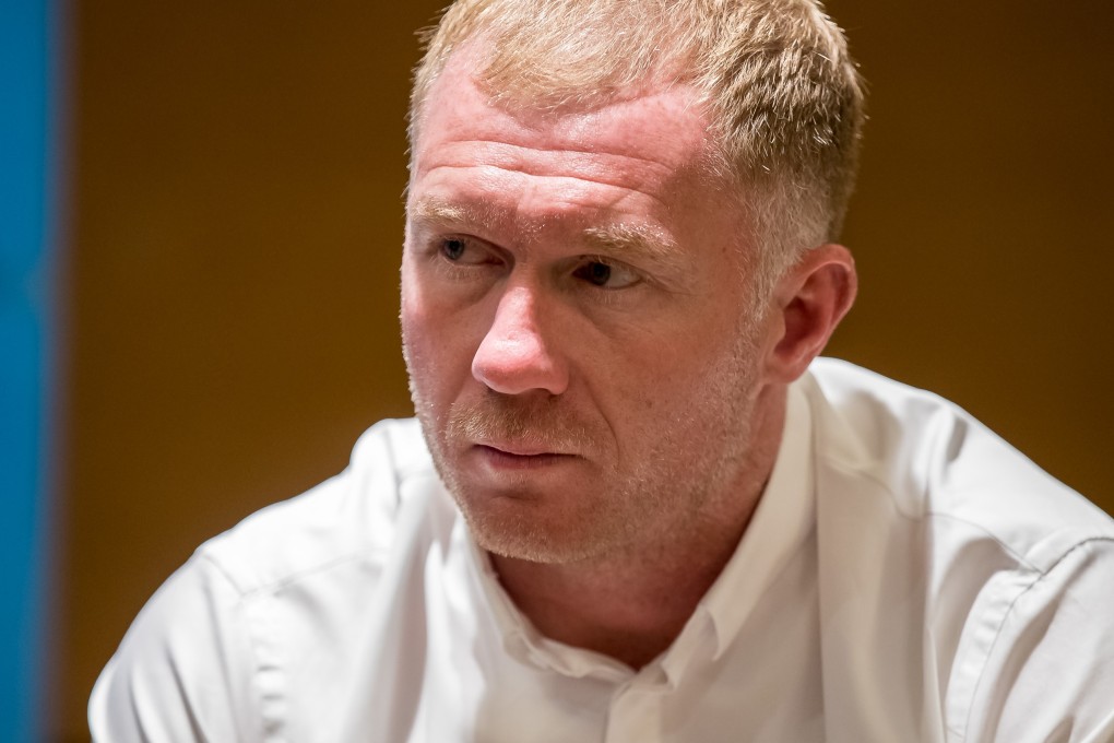 Paul Scholes is in Hong Kong on a promotional trip as an principal for Soccer Legends’ 433 Token blockchain initiative. Photo: Phoebe Leung/Ike Images