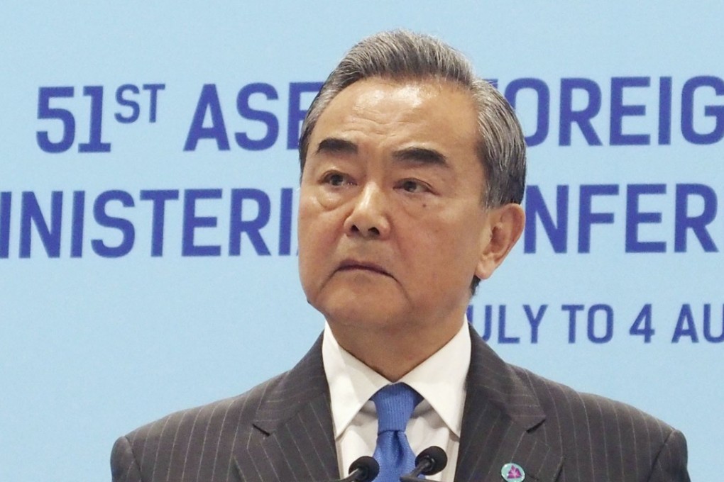 Foreign minister Wang Yi has held numerous meetings with diplomats as China challenges America’s role in the world. Photo: Kyodo