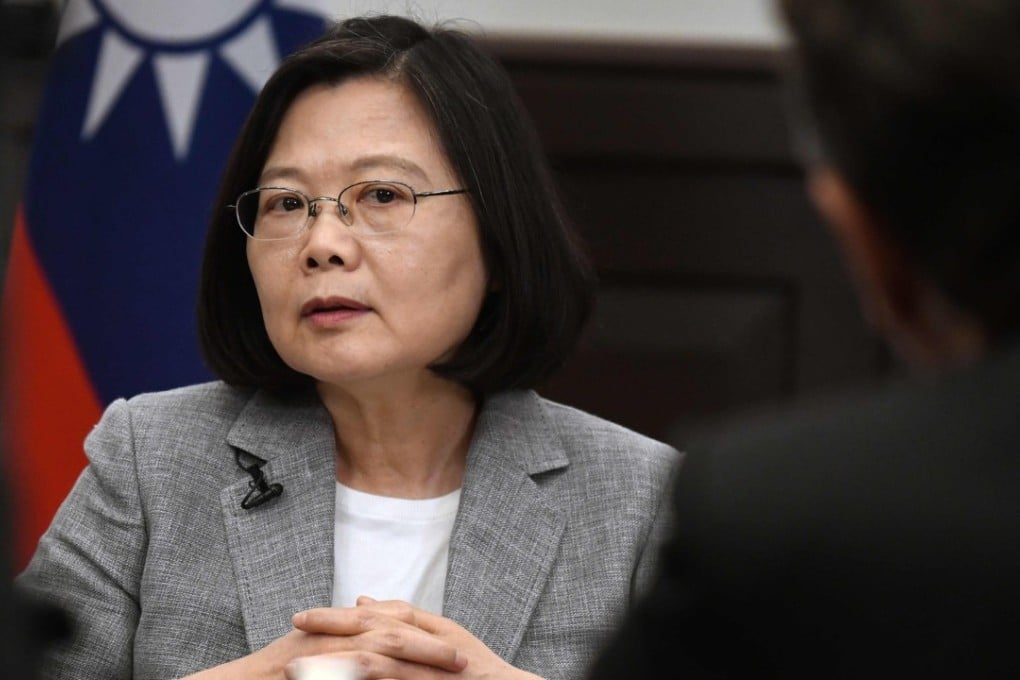 Taiwan’s President Tsai Ing-wen will have stopovers in Houston and Los Angeles. Photo: AFP