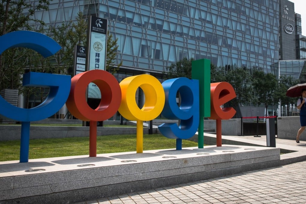 Google’s offices in Beijing. Photo: EPA
