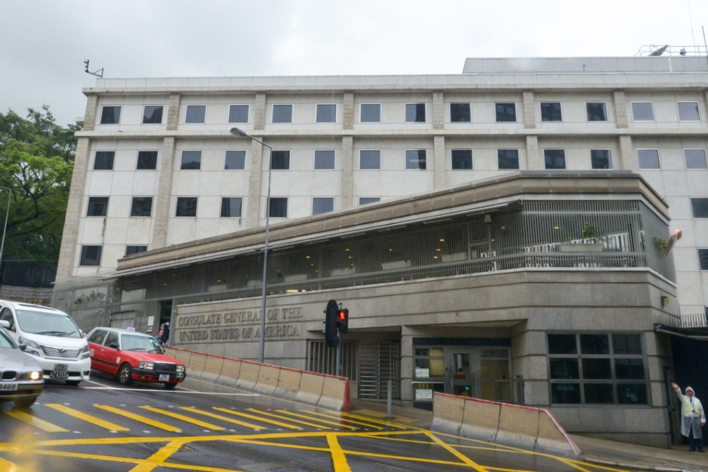 The United States Consul General offices in Garden Road, Central Hong Kong. Photo: Handout