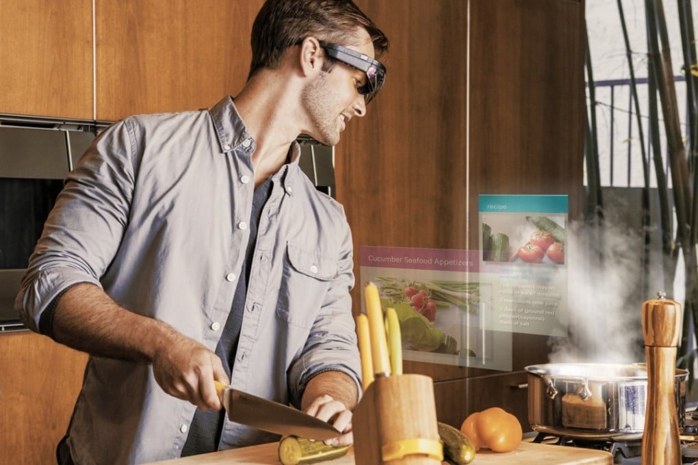 Cooking in the home could become a virtual reality experience, including accessing instant virtual assistance while following a recipe. Photo: Qualcomm
