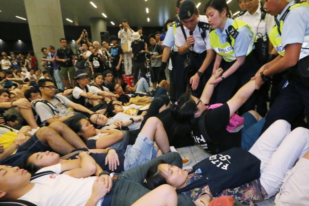The case stemmed from a protest against funding for a development project in the northeastern New Territories in 2014. Photo: SCMP Pictures