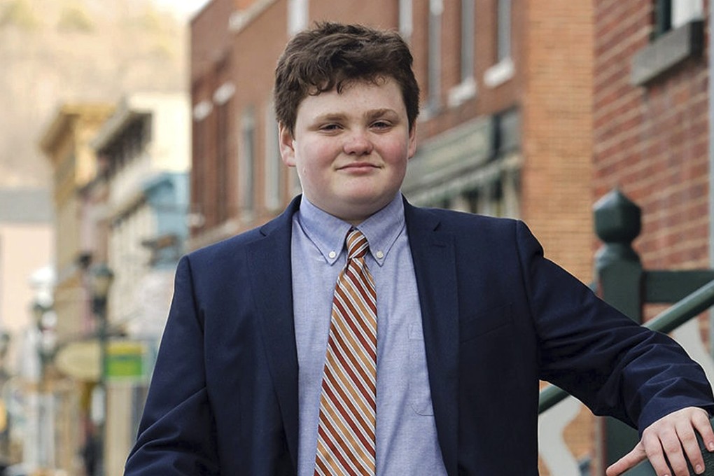 This undated photo provided by the Ethan 2018 Campaign shows Ethan Sonneborn, of Bristol, Vermont, who is one of the four Vermont Democrats seeking the party nomination to run for governor in the Tuesday, August 14, 2018, primary election. Photo: AP