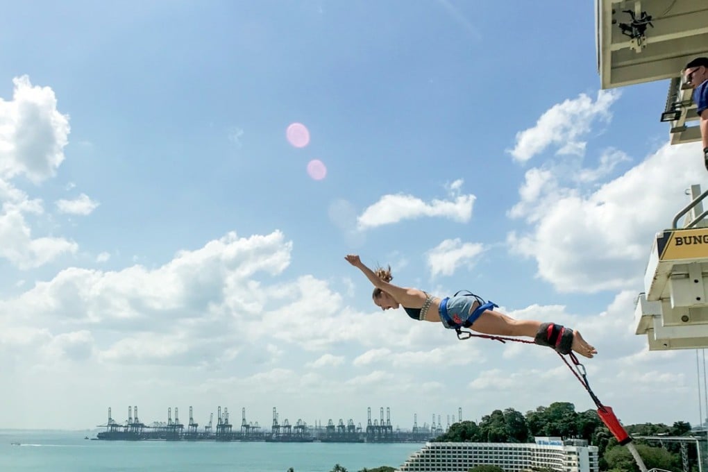 Bungee jumping with AJ Hackett