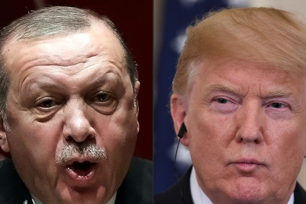 Turkey’s President Recep Tayyip Erdogan and US President Donald Trump. Photo: AFP