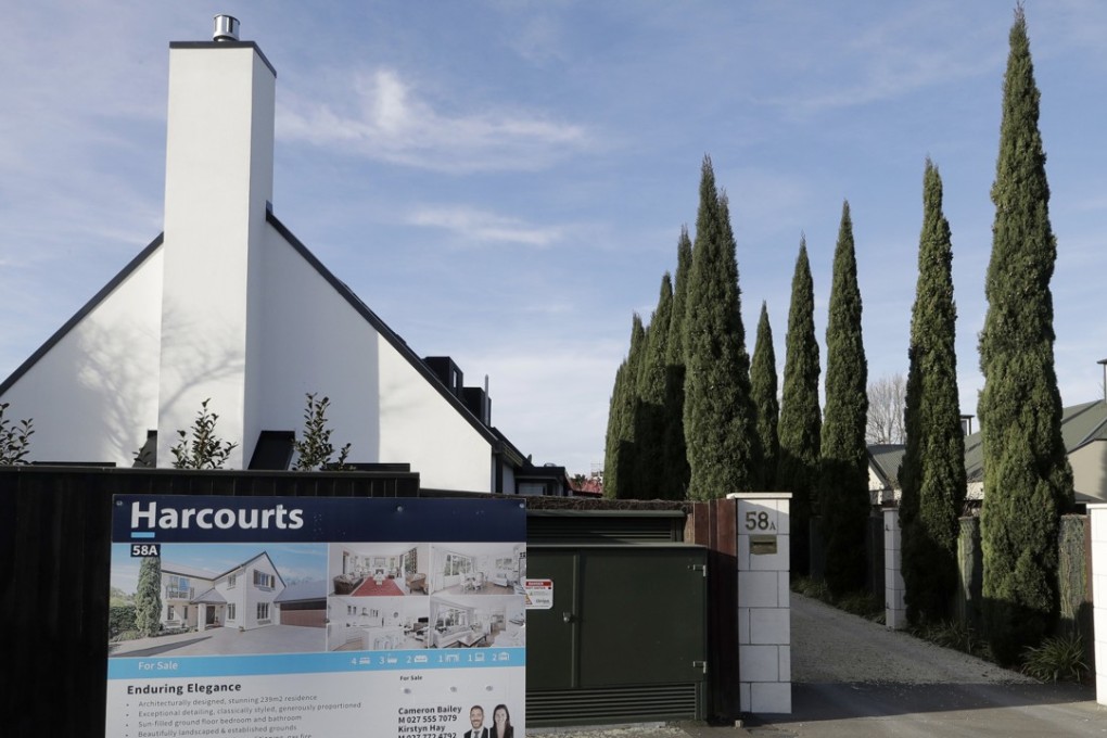 A house for sale in Christchurch, New Zealand. Photo: AP