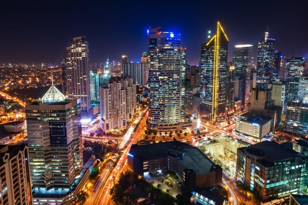 The Makati financial district, the electrified commercial hub of the Philippine capital. Picture: Alamy
