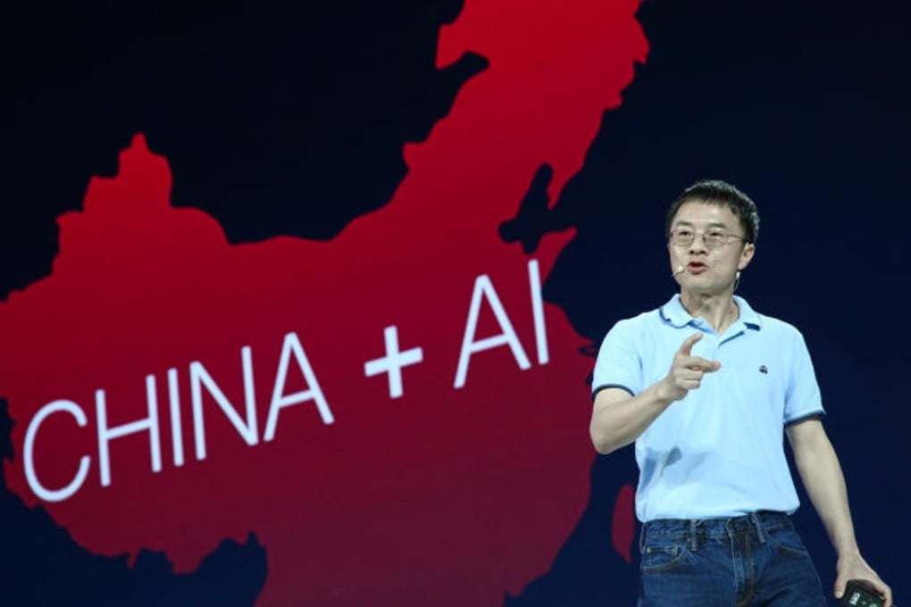 Lu seen during his time at Baidu. Photo: Handout