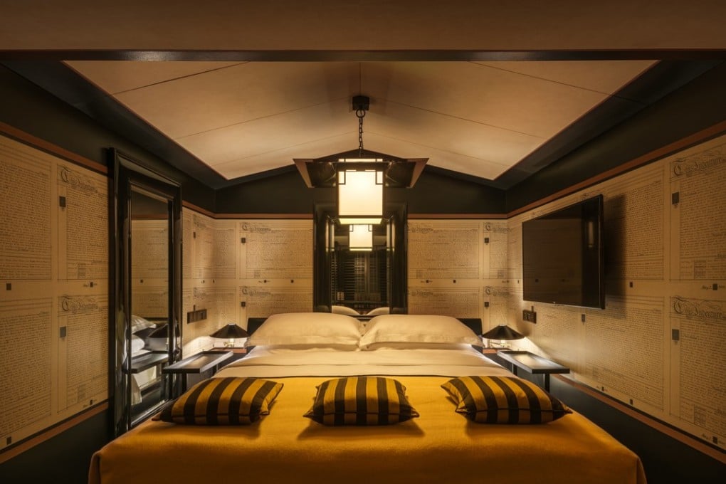 The Opium Suite bedroom at the Six Senses Duxton, Singapore. Pictures: Six Senses Duxton, Singapore
