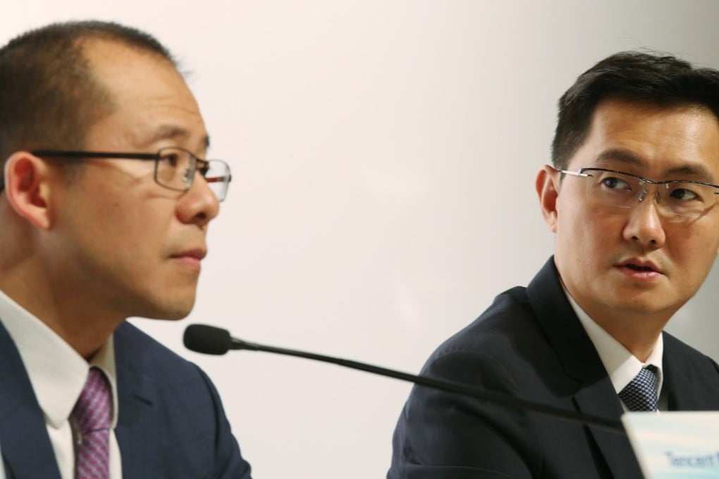 Tencent Holdings president Martin Lau Chi-ping, left, and Pony Ma Huateng, the company’s chairman and chief executive, remain positive about the prospects of China’s video games industry, despite a regulatory restructuring that has led to a months-long delay in the approval of new games for the market. Photo: David Wong
