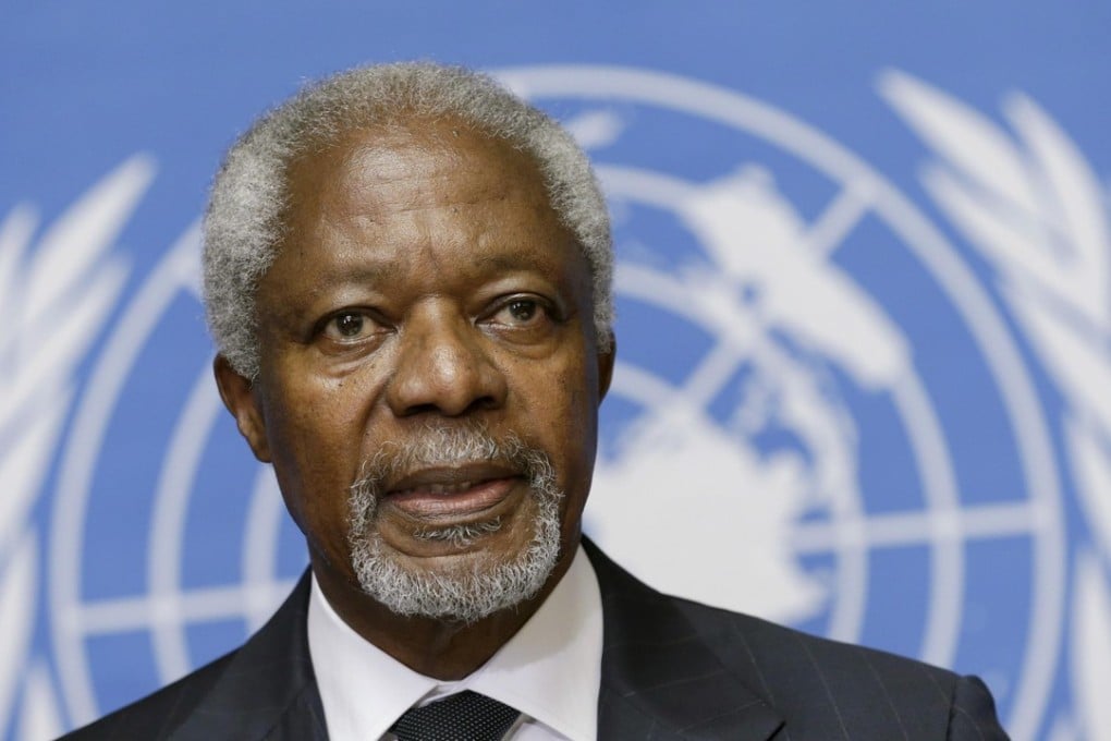 Kofi Annan in 2012. Photo: Reuters