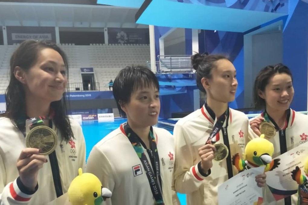 Hong Kong’s 4x100m women's relay team. Photo: Handout