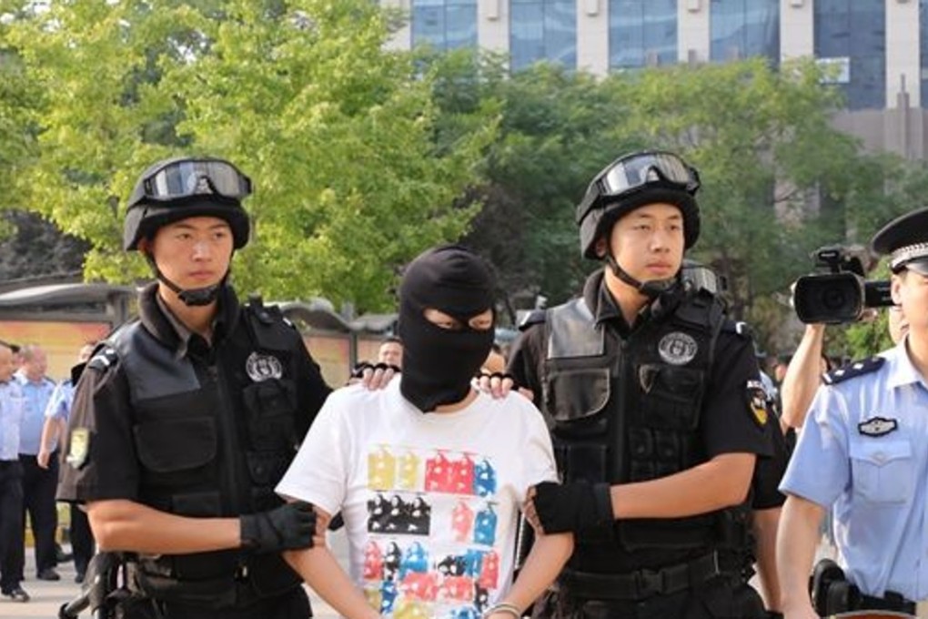 The suspects were detained on Wednesday. Photo: news.hsw.cn