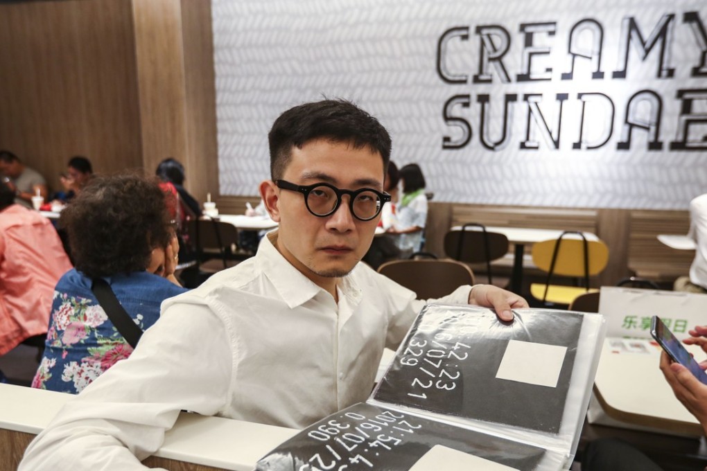 Mainland artist Ma Yujiang, 30, moved to Hong Kong and ended up sleeping at McDonald’s outlets to get away from his tiny flat and be near others. Photo: Nora Tam