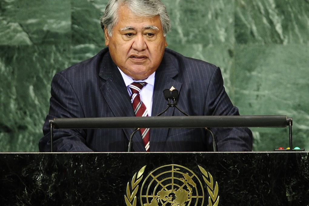 Samoa Prime Minister Tuilaepa Sailele Malielegaoi disagreed with his Tongan counterpart’s call to write off the debts. Photo: AFP