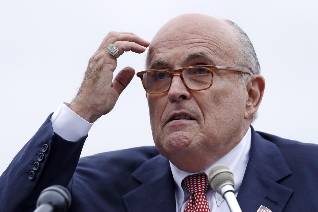Even US President Donald Trump said Rudy Giuliani said would “get his facts straight” eventually. File photo: AP