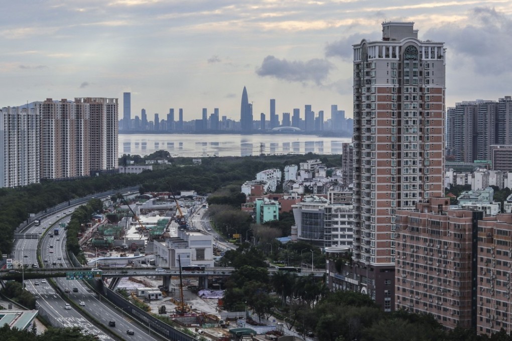 The Beijing-Hong Kong-Macau motorway in the Futian district of Shenzhen, one of 11 cities included in the Greater Bay Area project. Photo: Roy Issa
