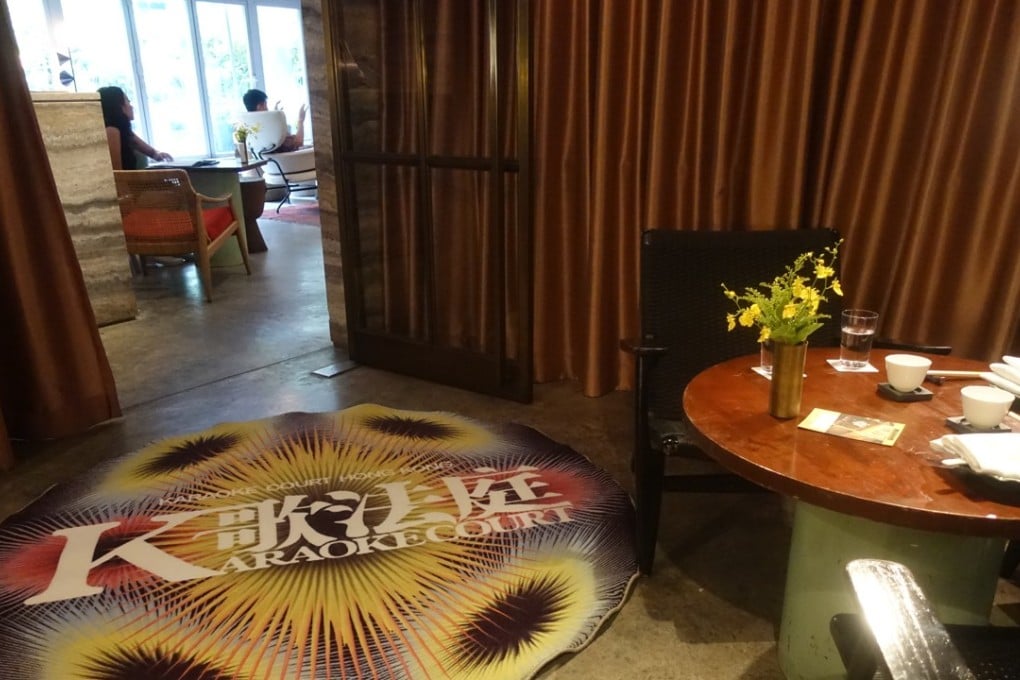 Duddell's restaurant in Hong Kong’s Central district, where Karaoke Court will be staged on Wednesday.