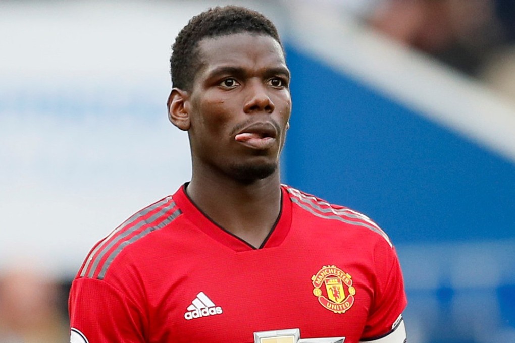 Manchester United’s Paul Pogba looks dejected during the defeat by Brighton. Photo: Reuters