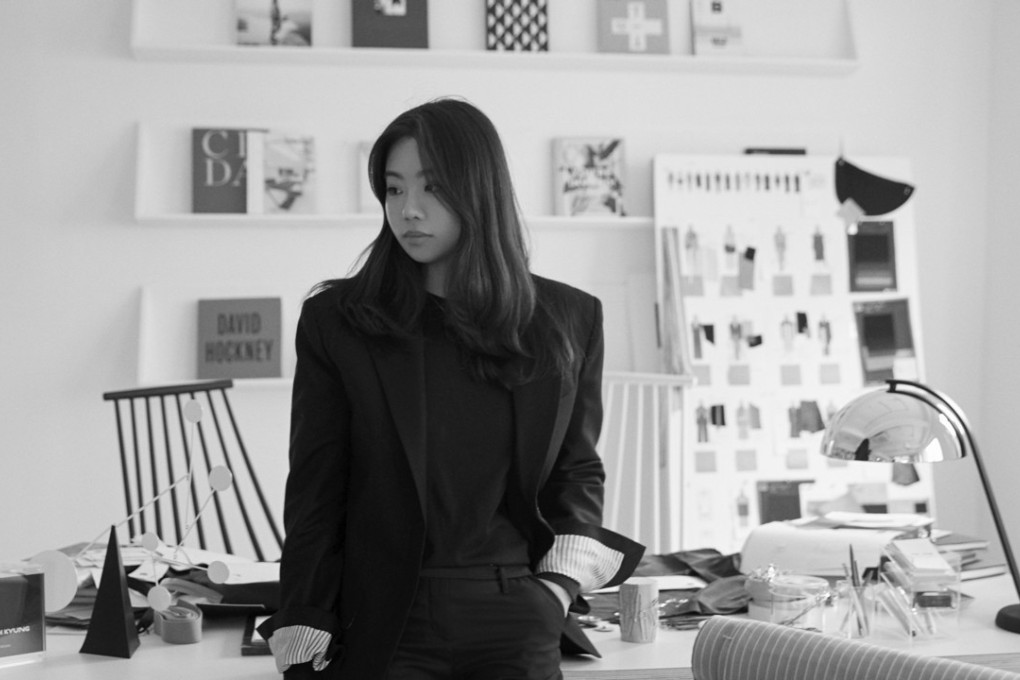 Korean designer Moon Choi in her New York studio.