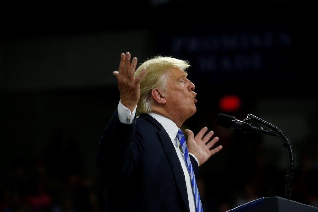 US President Donald Trump speaks at a rally at the Civic Centre in Charleston, West Virginia. Photo: Reuters