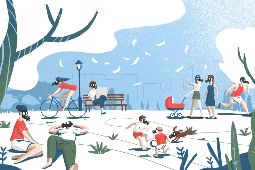 While initiatives to control other major pollutants have yielded results, local ozone pollution has surged 20 per cent since 2013, hitting a two-decade high. Illustration by Perry Tse