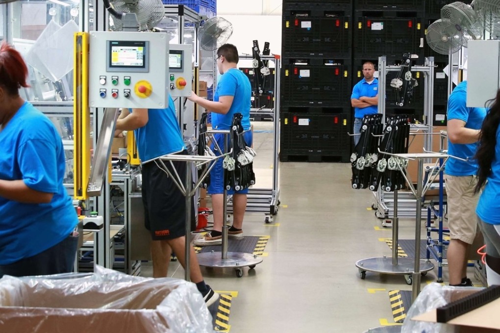 An automotive factory in Detroit, Michigan. China’s latest tariffs target 333 product categories including aviation fuels, scrap copper and vehicles. Photo: Xinhua