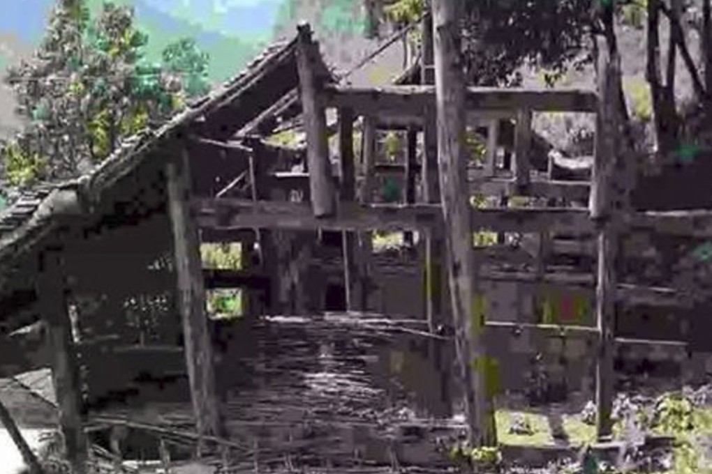 The bomb exploded after the boy took it to his rural home and threw it to the ground. Photo: Thepaper.cn