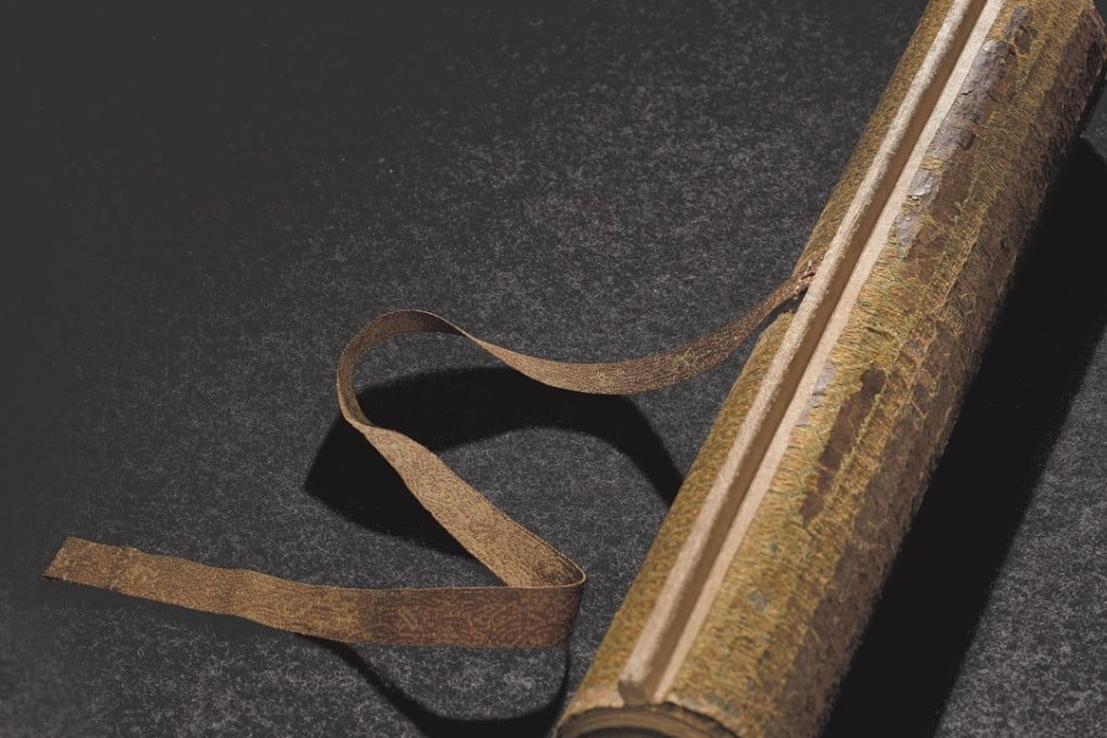 Su Shi’s 11th century ink scroll painting Wood and Rock, which will be shown in Hong Kong next week. Photo: courtesy of Christie’s