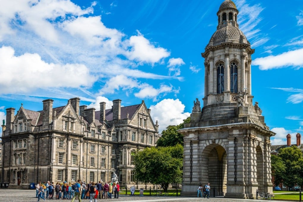 The Campanile of Trinity College, in Dublin, Ireland. Pictures: Alamy